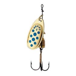 Mepps Comet gold/blau - ohne Widerhaken - Spinner