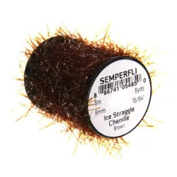 Semperfli Ice Straggle Chenille Brown
