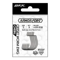 BKK Offset Worm EWG Haken