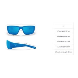 Costa Lido Matte Black - Polarisationsbrille