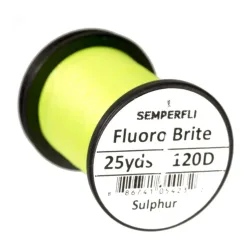 Semperfli Fluoro Brite - Sulphur - Bindefaden