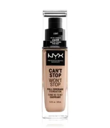 NYX Professional Makeup Can't Stop Won't Stop Foundation, Light