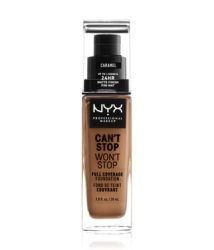NYX Professional Makeup Can't Stop Won't Stop 24-Hour Foundation Flüssige Foundation 30 ml Nr. 15 - Caramel