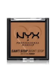 NYX Professional Makeup Can’t Stop Won’t Stop Mattifying Powder 08 Mocha, 6.0g