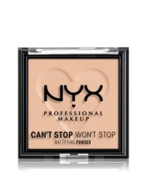 NYX-PROFESSIONAL-MAKEUP - Can’t Stop Won’t Stop Mattifying Powder, Can't Stop Won't Stop, 6 g, Light Medium