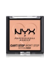 NYX-PROFESSIONAL-MAKEUP - Can’t Stop Won’t Stop Mattifying Powder, Can't Stop Won't Stop, 6 g, Peach