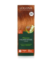 Logona Creme 210 Kupferrot Pflanzen-Haarfarbe Creme 150ml