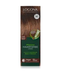 Logona Creme 240 Nougatbraun Pflanzen-Haarfarbe Creme 150ml