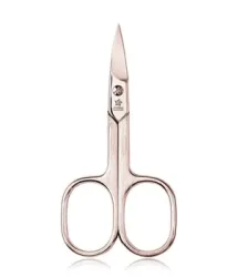 Pfeilring Schere strichmattiert, vergoldet Nagelschere 1 Stk
