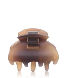Solida Wasserwellklammer 4,5 cm x 3,7 cm braun Haarspangen 1 Stk