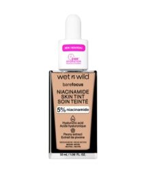 wet n wild Bare Focus Niamicide Skin Tint Flüssige Foundation 32 ml Medium Beige