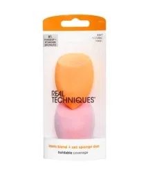 Real Techniques - Complexion Sponge + Miracle Powder Sponge Set, 2 Stück
