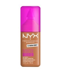 NYX Professional Makeup Make 'EM Wonder Soft Matte Flüssige Foundation 30 ml Nr. 25 - Warm Honey