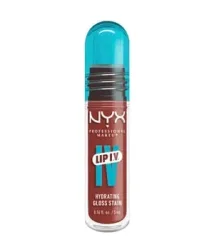 NYX-PROFESSIONAL-MAKEUP - Lip IV Hydrating Lip Gloss Stain, 5 g,  Drippin' Nude