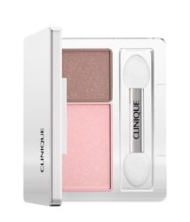 Clinique All About Shadow Duo Twilight Mauve / Brandided Lidschatten 2,2 g 14 - STRAWBERRY FUDGE