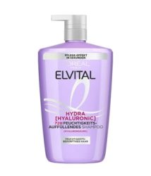 L?Oréal Paris Elvital Hydra [Hyaluronic] Feuchtigkeits-Auffüllendes Shampoo 1000 ml Damen