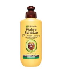 GARNIER Wahre Schätze Intensiv Pflegende Leave-In Creme Haarkur 200 ml