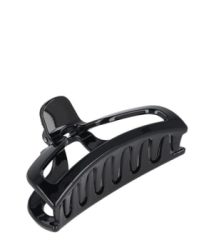 Solida Haarklammer schwarz shiny 9,5 cm Haarspangen 1 Stk