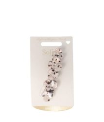 Solida Patentspange Patentspange t-shell Strass Haarspangen 1 Stk