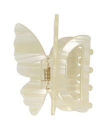 Solida Haarklammer Schmetterling weiss Haarspangen 1 Stk