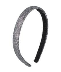 Solida Haarreifen Glitteroptik silber Haarreifen 1 Stk