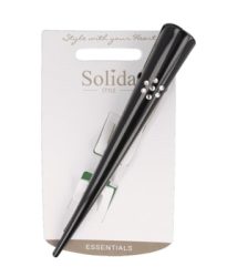 Solida Chinastick schwarz Strass shiny Haarspangen 1 Stk