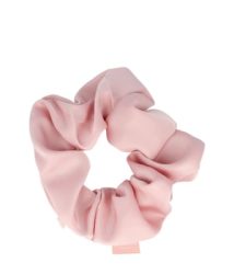 PARSA Beauty Scrunchie mit Reissverschluss, rosa Haargummi 1 Stk