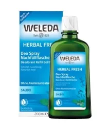Weleda Herbal Fresh Deo Spray Salbei Nachfüllflasche Deodorant Spray 200 ml