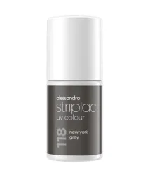 Alessandro - Striplac UV Colour New York Grey, 6.5 ml