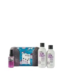 KMS Colorvitality Geschenkset für glanzloses,blondes Haar I Farbbrillanz I Anti-Gelbstich Haarpflegeset 1 Stk