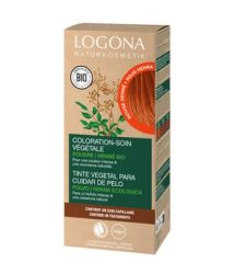 Logona Pflegende Pflanzen-Haarfarbe Pulver Hennarot Haarfarbe 100 g