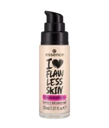 essence I LOVE FLAWLESS SKIN matt + full coverage Flüssige Foundation 30 ml Nr. 10 - Light Porcelain