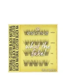 essence what the fake! false lashes - natural cluster black Wimpern 1 g Nr. 06 - Natural Cluster Black