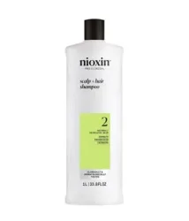 Nioxin System 2 Scalp + Hair - Haarpflege für naturbelassenes, sichtbar dünner werdendes Haar Shampoo 1000 ml