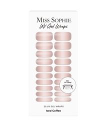 Miss Sophie UV Gel Wraps Iced Coffee Nagelfolie 20 Stk Iced Coffee