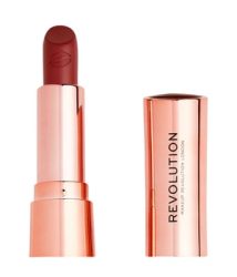 REVOLUTION Satin Kiss Lipstick Lippenstift 4 g Rose Muted Red