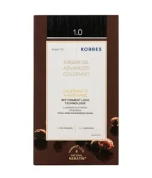 Korres Argan OIL Hochentwickelte Haarcoloration Black / Schwarz 1.0