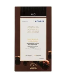 KORRES Arganöl Hochentwickelte Haarcoloration Braun / Mittelbraun 4.0 Haarfarbe 1 Stk