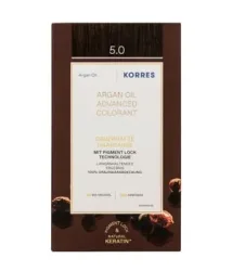 Korres Argan OIL Hochentwickelte Haarcoloration Light Brown / Hellbraun 5.0