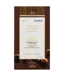 KORRES Arganöl Hochentwickelte Haarcoloration Blonde / Mittelblond 7.0 Haarfarbe 1 Stk