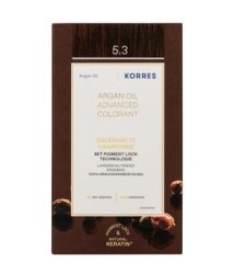 Korres Argan OIL Hochentwickelte Haarcoloration Golden Honey Light Brown / Hellbraun Gold 5.3