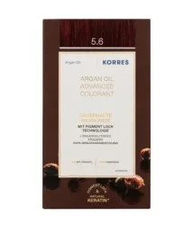 KORRES Argan Oil Hochentwickelte Coloration 5.6 Hellbraun Rot