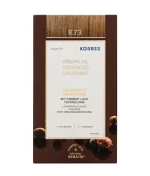 KORRES Arganöl Hochentwickelte Haarcoloration / Golden Caramel 8.73 Haarfarbe 1 Stk