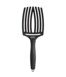 Olivia Garden Fingerbrush Care Iconic Boar & Nylon Full Black Haarb&uuml;rste schwarz L