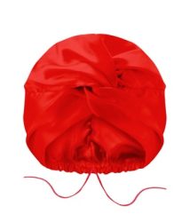 GLOV Hair Bonnet Double Layer Anti-Frizz Satin Hair Bonnet - Red Handtuch 1 Stk
