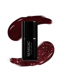 Semilac UV Colours UV Gel Polish Gel Nagellack 7 ml 393 Sparkling Black Cherry