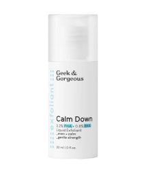 Geek & Gorgeous Calm Down 4% PHA + BHA Liquid Gesichtspeeling 30 ml