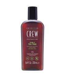 American Crew Men 3-IN-1 Tea Tree Shampoo, Conditioner and Body Was...