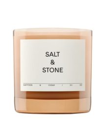 SALT & STONE Safron & Cedar Candle Duftkerze 240 g