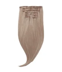 Rapunzel of Sweden Classic Clip-ins Straight / Medium Volume / 7 pieces 7.1 Natural Ash 40 cm Haarverlängerung 100 g